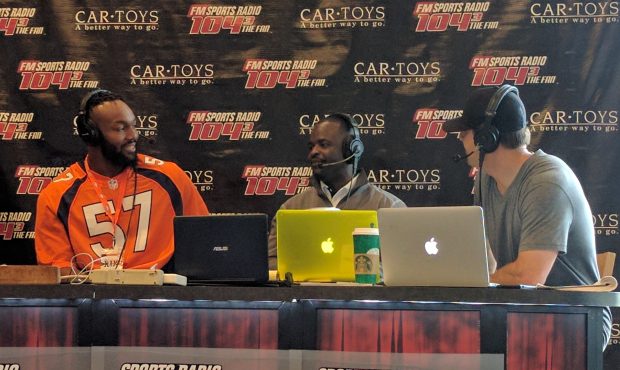 Denver Broncos linebacker Dekoda Watson joins Sports Radio 104.3 The Fan's "C.J. and Stokley" durin...
