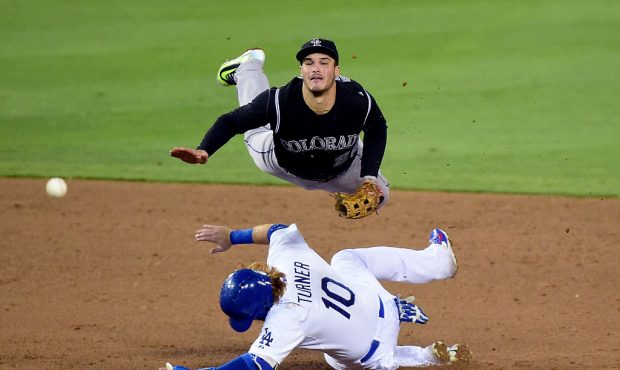 at Dodger Stadium on September 15, 2015 in Los Angeles, California....