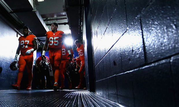 during the first half of a game at Qualcomm Stadium on October 13, 2016 in San Diego, California....