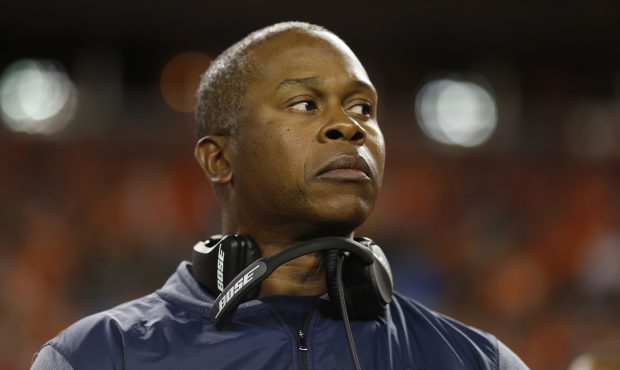 DENVER, CO - SEPTEMBER 11: Head coach Vance Joseph of the Denver Broncos before the game against th...
