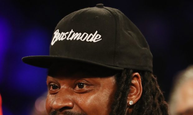 LAS VEGAS, NV - JUNE 17:  Marshawn Lynch of the Oakland Raiders attends the Andre Ward and Sergey K...