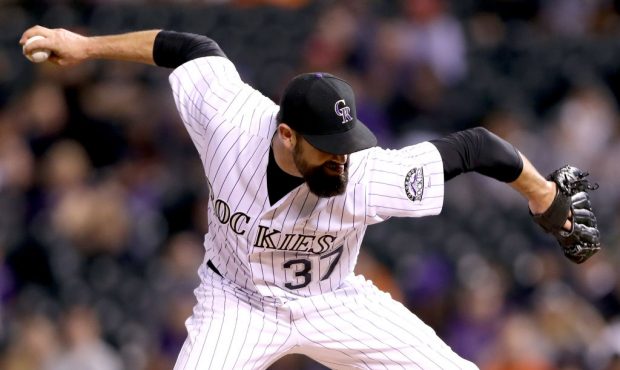 <> at Coors Field on August 5, 2017 in Denver, Colorado....