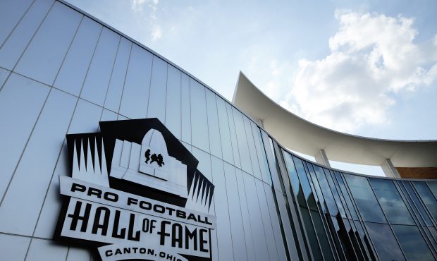 General exterior view of the Pro Football Hall of Fame prior to the NFL Hall of Fame preseason game...