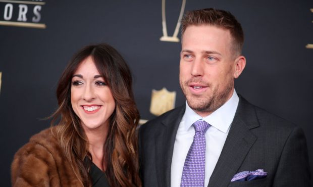 MINNEAPOLIS, MN - FEBRUARY 03:  Kimberly Caddell and NFL Player Case Keenum attends the NFL Honors ...