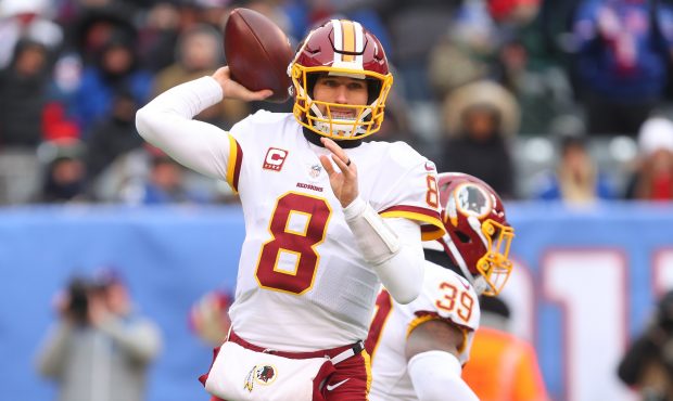 Kirk Cousins of the Washington Redskins throws a pass during the first half of their game against t...