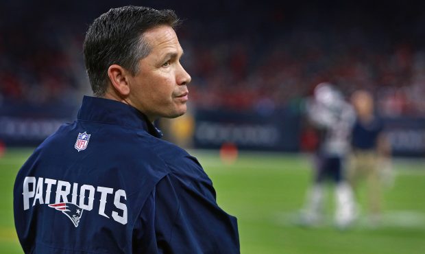 Alex Guerrero, close friend of New England Patriots Quarterback Tom Brady, stands on the sidelines ...