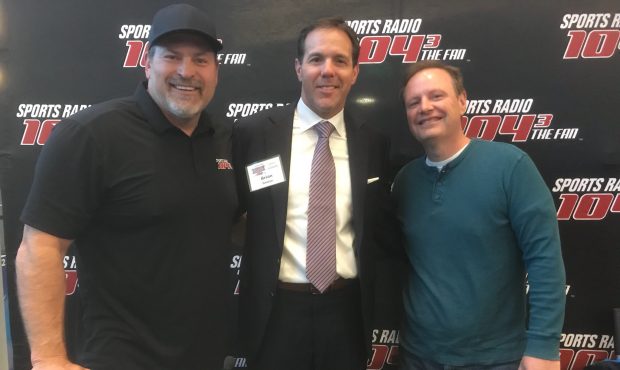 Former Denver Broncos QB Brian Griese joined along with Mark Schlereth and Mike Evans....