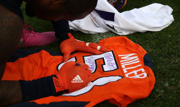 at Sports Authority Field at Mile High on October 4, 2015 in Denver, Colorado. The Broncos defeated...