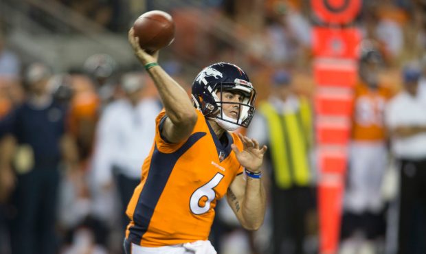 Denver Broncos quarterback Chad Kelly (6) throws during a preseason game vs. the Minnesota Vikings ...