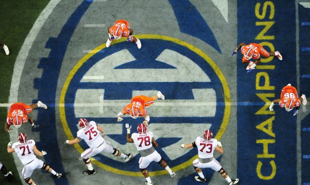 A general view during the SEC Championship game between the Florida Gators and the Alabama Crimson ...