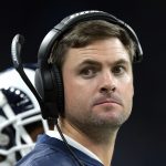 Quarterbaks coach Zac Taylor is seen on the sidelines during the second half of an NFL football game against the Detroit Lions in Detroit, Michigan USA, on Sunday, December 2, 2018. (Photo by Jorge Lemus/NurPhoto via Getty Images)