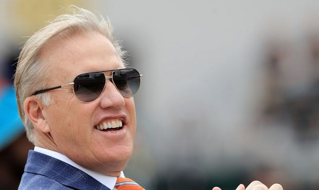 JACKSONVILLE, FL - DECEMBER 04:  Denver Broncos GM John Elway before the game against the Jacksonvi...