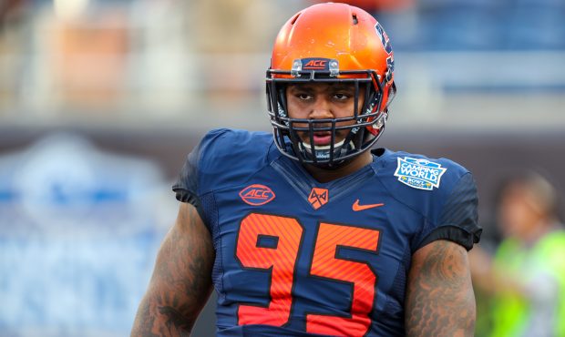 Syracuse Orange defensive lineman Chris Slayton (95) before the Camping World Bowl between the West...