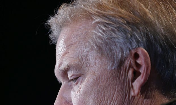 INDIANAPOLIS, IN - FEBRUARY 25: Denver Broncos executive vice president and general manager John El...