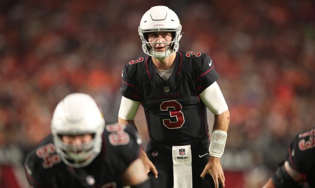 Quarterback Josh Rosen #3 of the Arizona Cardinals prepares to snap the football during the NFL gam...