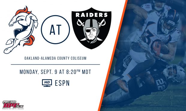 Broncos at Raiders – Week 1 (2019)...