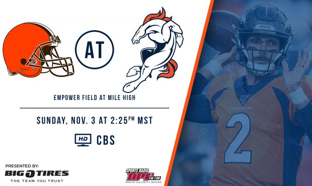 Broncos-Browns Game Day Notes...