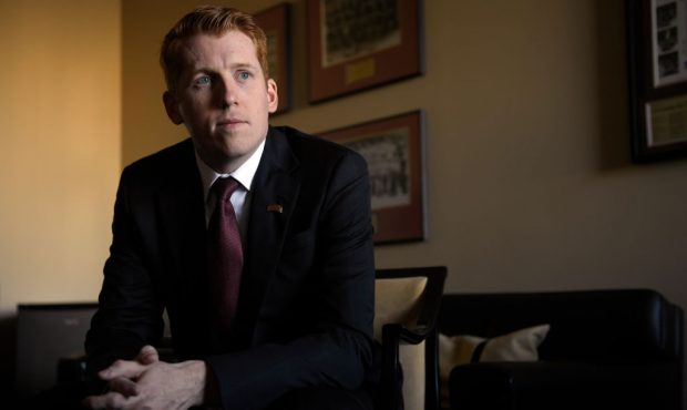 DENVER, CO - JUNE 5: New University of Denver hockey coach David Carle, 28, is a head coach for the...