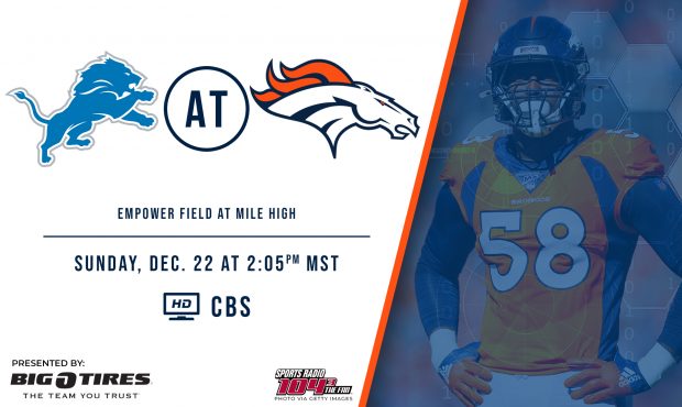 Lions at Broncos...
