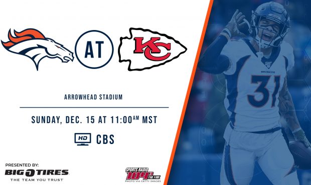 Week 15 – Broncos at Chiefs...