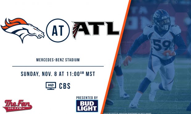 Week 9 – Broncos at Falcons...