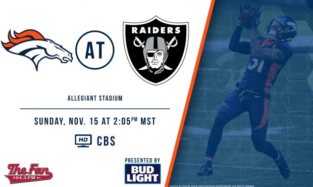 Week 10 – Broncos at Raiders...