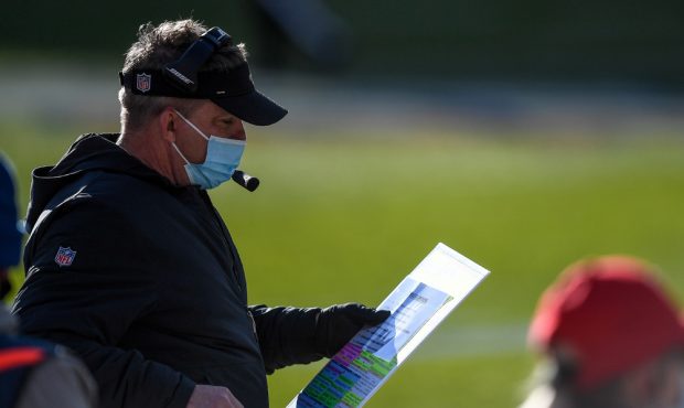 DENVER, CO - NOVEMBER 29: New Orleans Saints head coach Sean Payton walks along the sideline during...