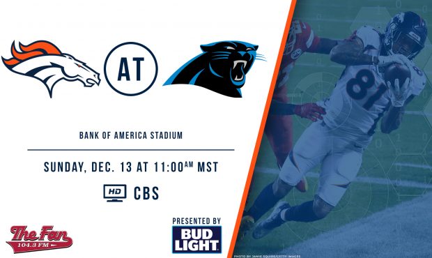 Week 14 – Broncos at Panthers...