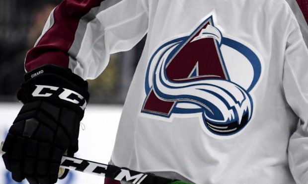 LAS VEGAS, NEVADA - DECEMBER 23: Samuel Girard #49 of the Colorado Avalanche skates on the ice duri...