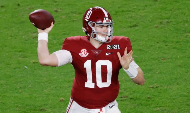 Alabama Quarterback Mac Jones...