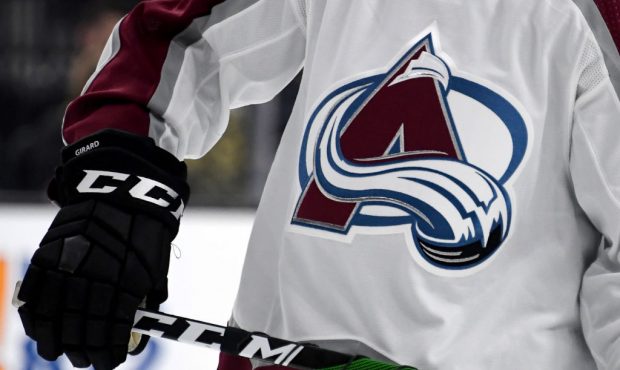 LAS VEGAS, NEVADA - DECEMBER 23: Samuel Girard #49 of the Colorado Avalanche skates on the ice duri...