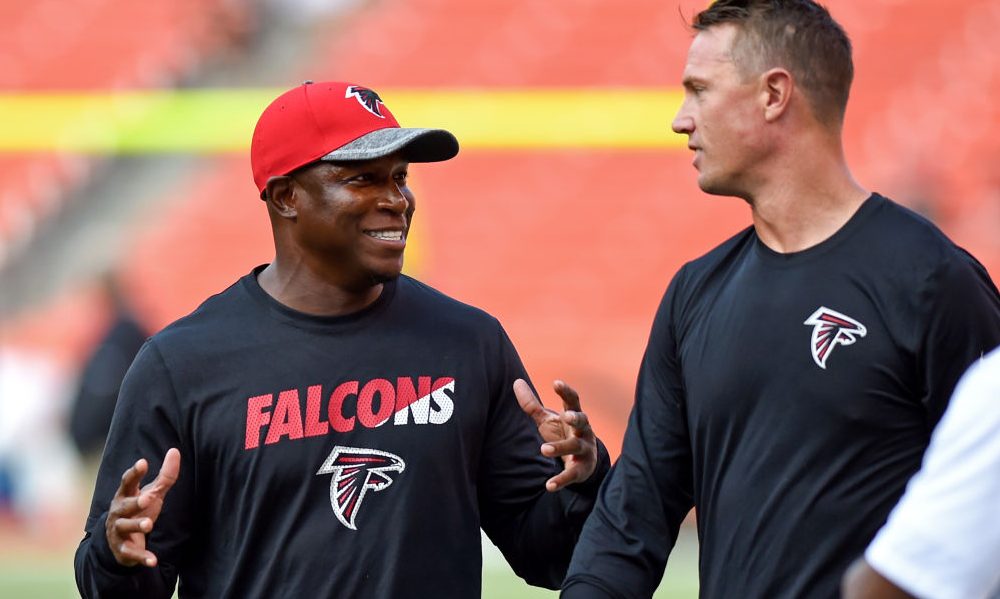 Raheem Morris and Matt Ryan...