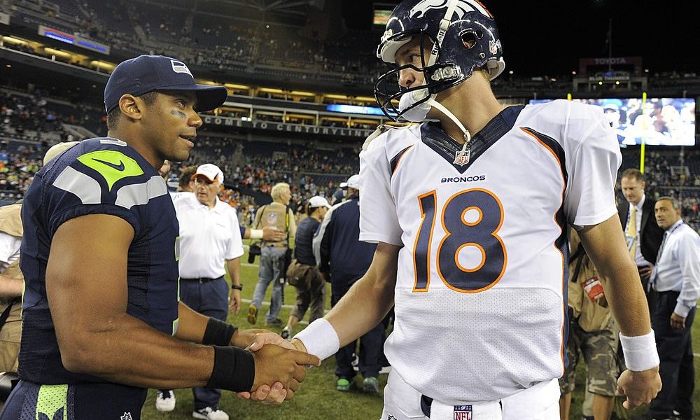 Peyton Manning and Russell Wilson...