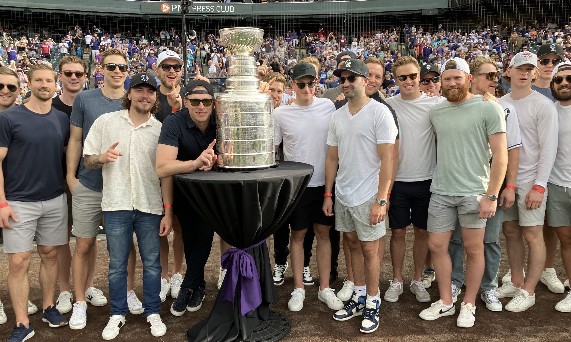 Avalanche at Coors Field...