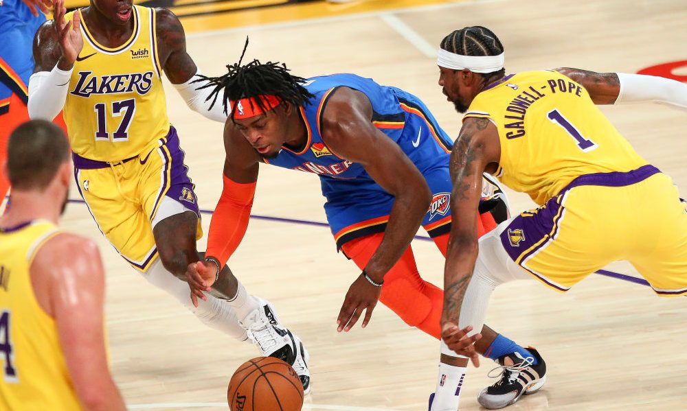 Luguentz Dort and Kentavious Caldwell-Pope...
