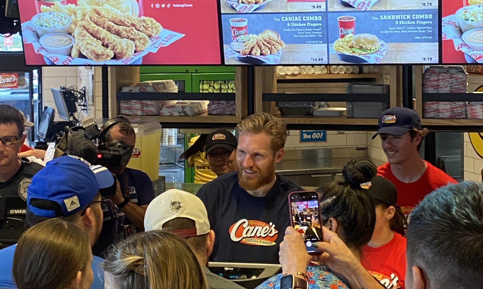 Gabriel Landeskog Raising Cane's...