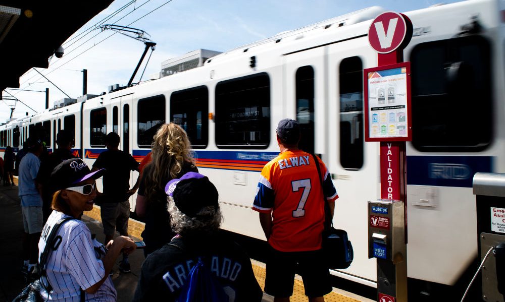 Bronco fan on RTD...