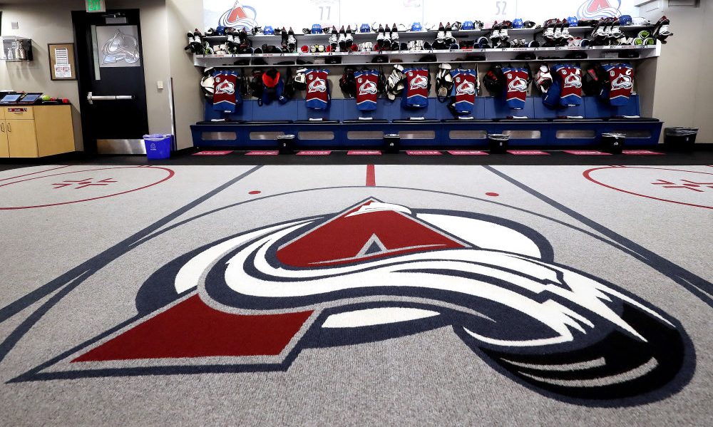 Avalanche locker room...