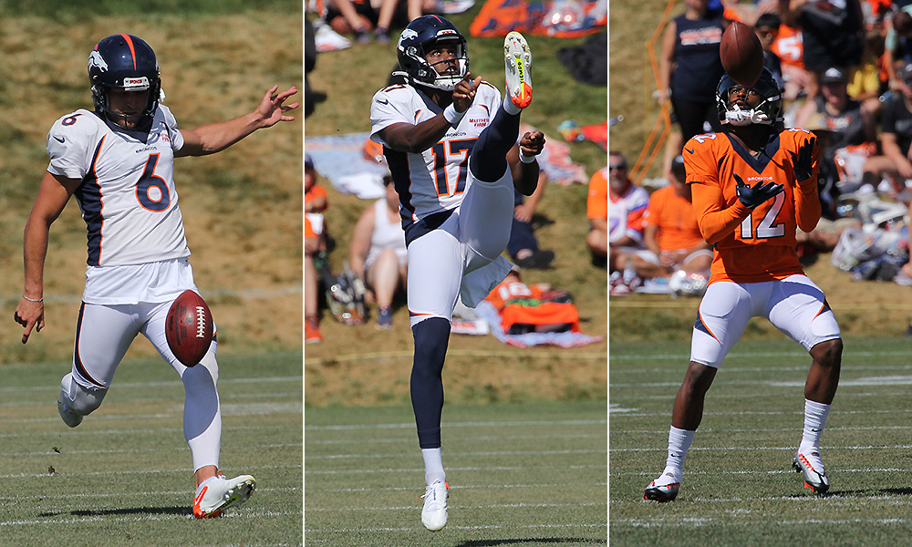 Sam Martin, Corliss Waitman and Montrell Washington...