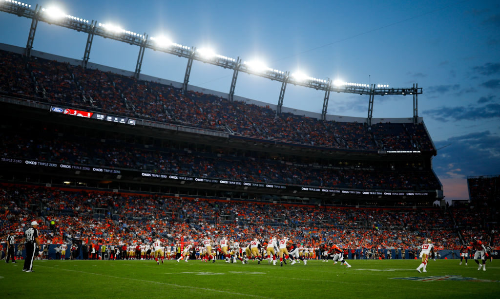Broncos at 49ers...