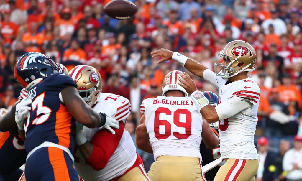 Jimmy Garoppolo...