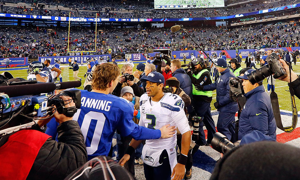 Russell Wilson Eli Manning...