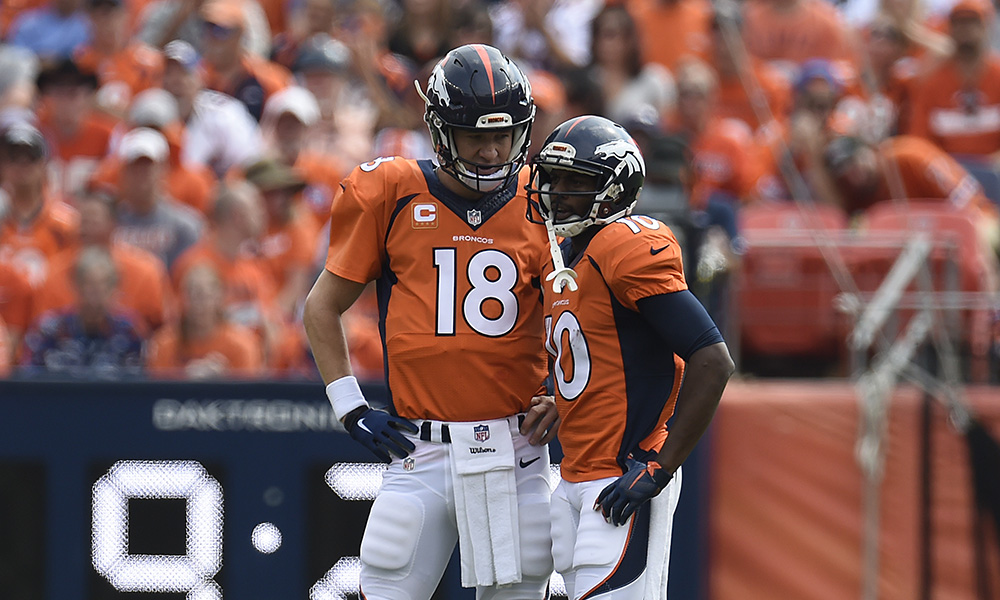 Peyton Manning and Emmanuel Sanders...