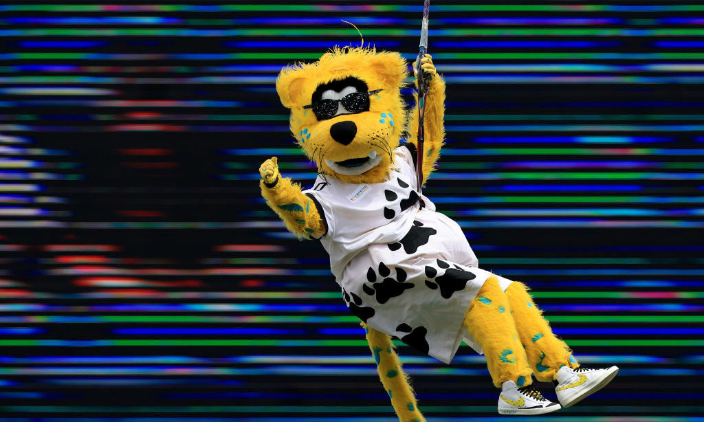 Jacksonville Jaguars mascot Jaxson de Ville...