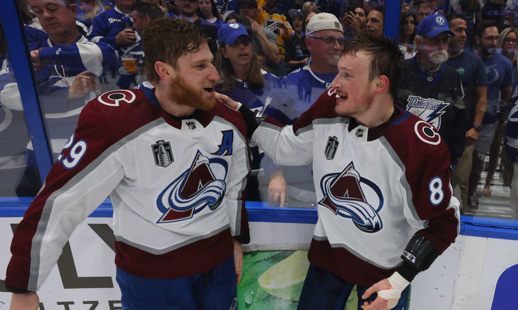 Nathan MacKinnon and Cale Makar...