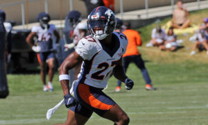 The Broncos will be without Damarri Mathis to start the season
