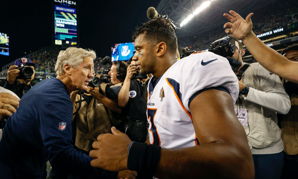 Pete Carroll, Russell Wilson...