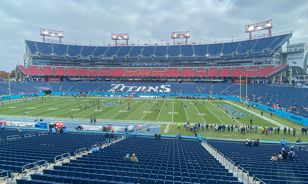 Nissan Stadium...