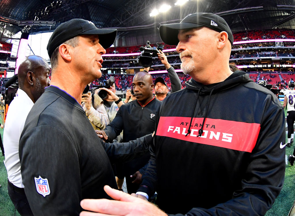 John Harbaugh, Dan Quinn...