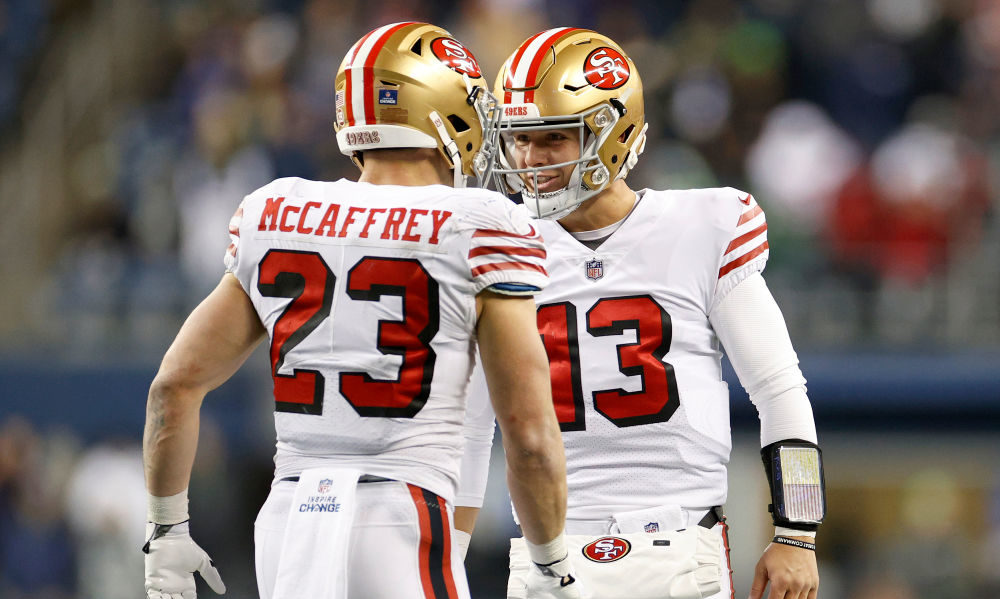 Brock Purdy Christian McCaffrey...